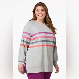 ❄️ Cato | PLUS SIZE MULTI STRIPE SWEATSHIRT VARIOUS SIZES AVAILABLE